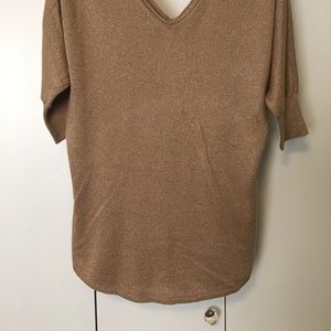 Express Tops - Gold Tunic Express Tops - Gold Tunic